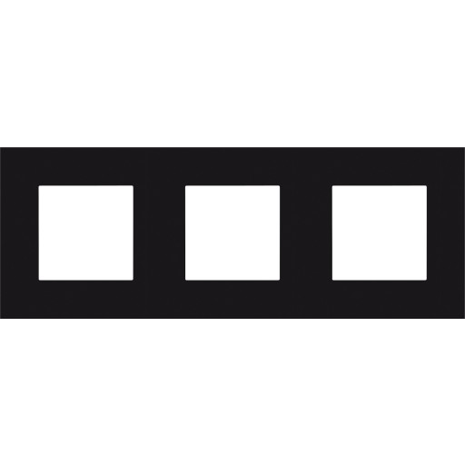 Billede af RAMME 3-MODUL NIKO PURE BL ST