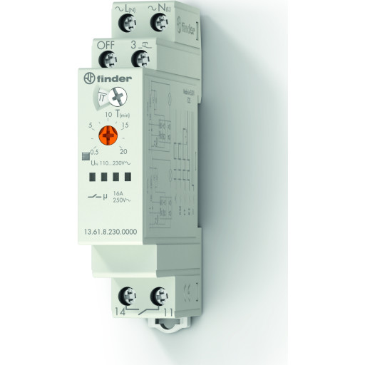 Elektronisk overspenningsvern, multifunksjon, 1 ende, 16A, 230V AC Backuptype - El