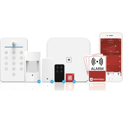 Sikkerthjem S6evo Komplet Alarmsystem - Villapakken billede