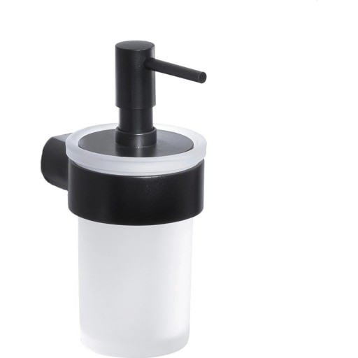 Hefe Piren sæbedispenser, mat sort billede