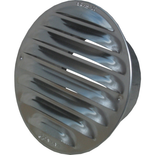 FRESH Murrist Ø100/130 med studs, aluminium, udvendigt mål Ø130 mm, studs mål 95 mm.