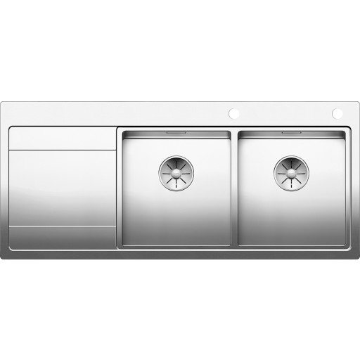 Divon II køkkenvask, 116x51 cm, rusfrit stål