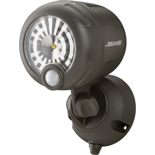 Mr. Beams XT LED sensorlampe på batteri, mørkebrun Lamper &amp; el > Lamper &amp; spotter