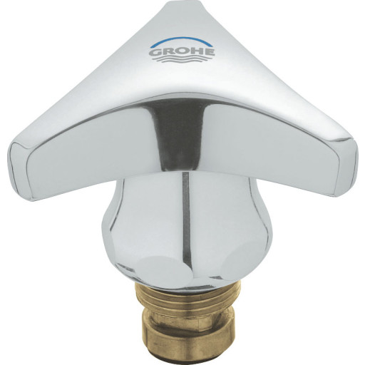 Grohe ventiloverdel 3/8" med krom Trecom grep, kald Reservedeler > Grohe reservedeler