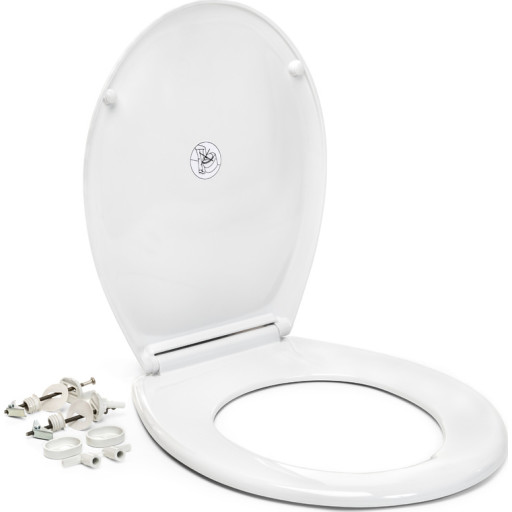 Svedbergs toiletsæde hvidt san