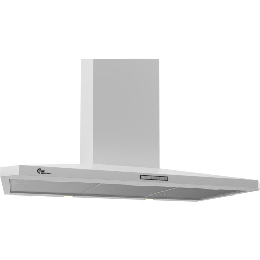 Thermex Decor 787 emhætte, væghængt, 90 cm, hvid billede