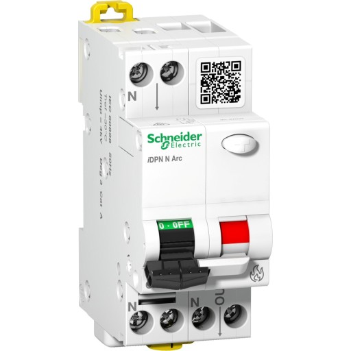 Billede af 8 stk Acti9 Gnistdetektor iDNN ARC 1P+N 25A, C, 6kA