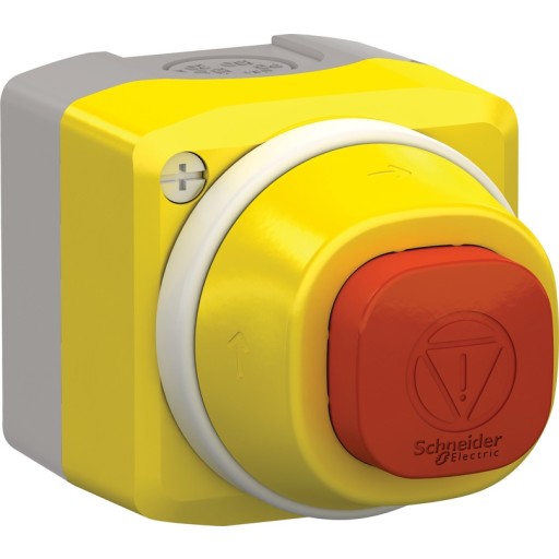 Billede af Schneider Harmony XALK nødstop komplet, med LED