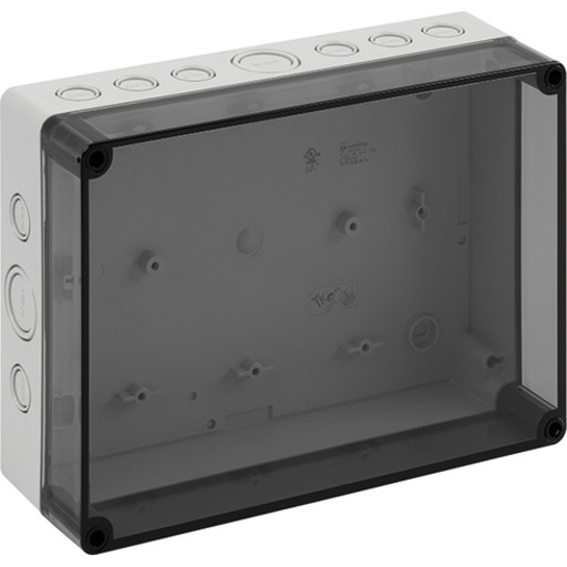 Eske TK PS 2518-8F-TM, 254 x 180 x 84 mm, gjennomsiktig