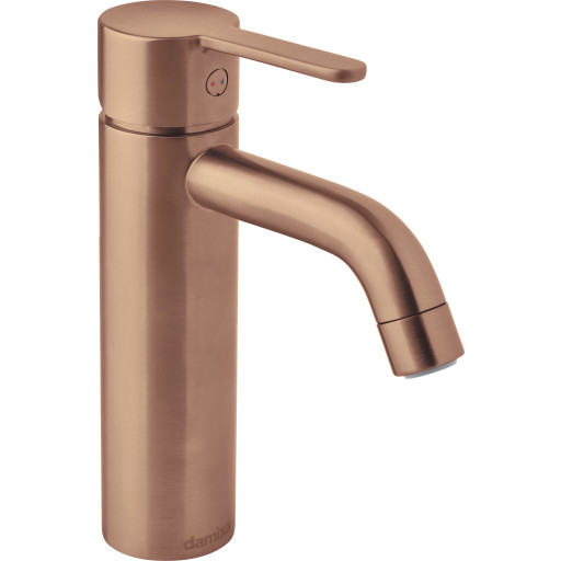 Damixa silhouet håndvaskarmatur medium. Børstet kobber pvd