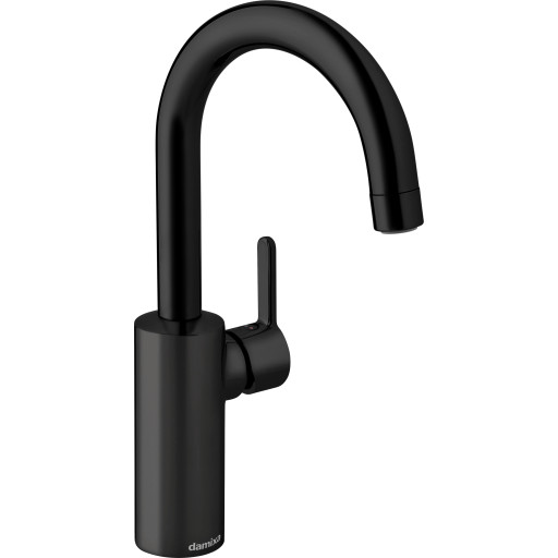 Damixa Silhouet håndvaskarmatur, mat sort billede