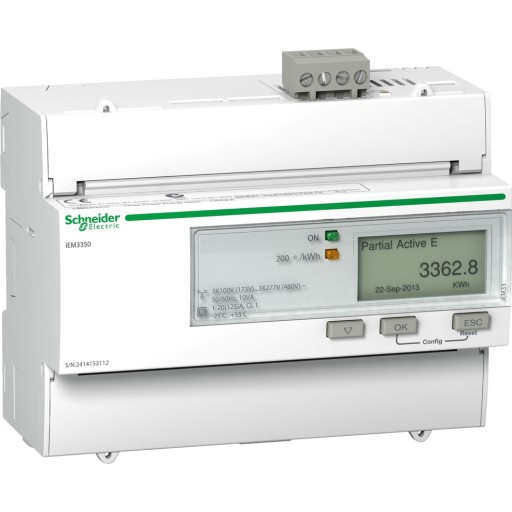 Billede af Acti9 KWH Måleinstrument 3-faset 125A Modbus