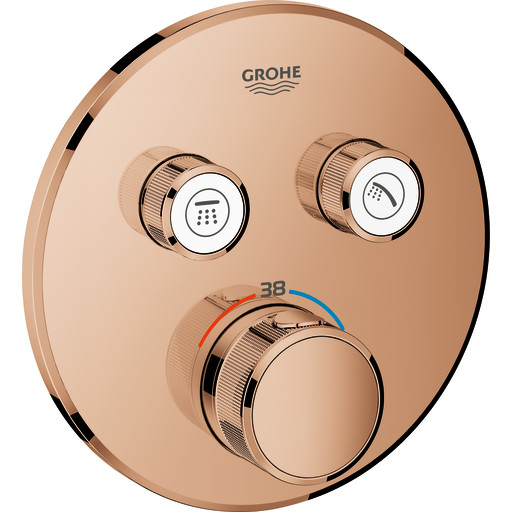 Grohtherm SmartControl Termostat for montering med to ventiler