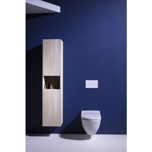 Laufen Base højskab, 35x165 cm, højre, lys elm billede