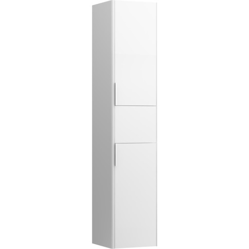 Laufen base højskab højre hængt 2 døre, 1 skuffe. Mat hvid