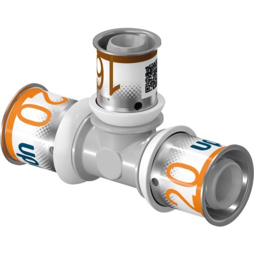 Uponor S-press Plus Tee Reduktion Ppsu, 20-16-20 Mm