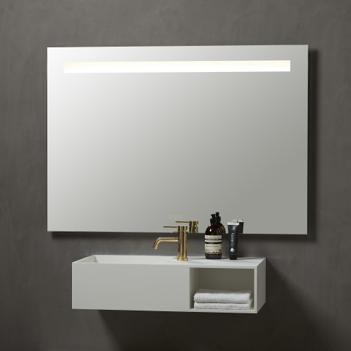 Loevschall Venice spejl med lys, 120×85 cm