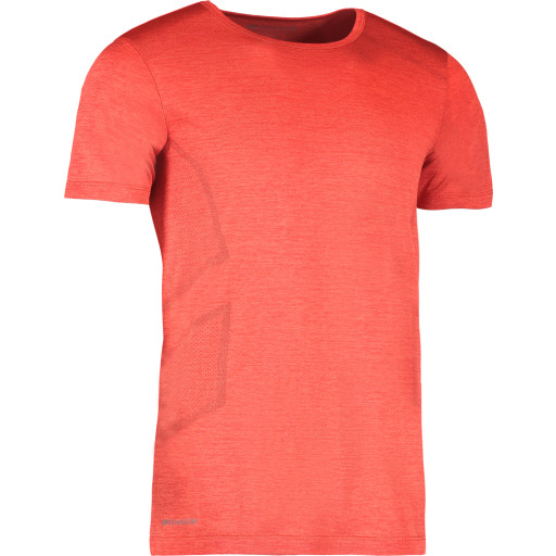 Geyser sømløs T-skjorte, G21020, rød melange, størrelse L Backuptype - Værktøj
