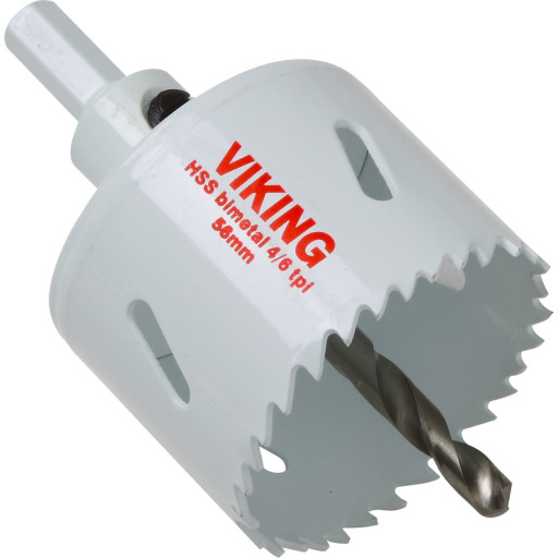 hullsag, HSS, 8% kobolt, bimetall, med fast holder, 52 mm