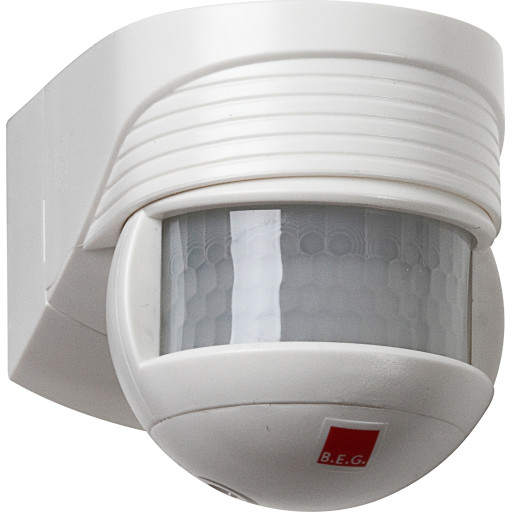 Luxomat PIR LC-Click 200 °, 12M, 1000W hvid, bevægelssensor