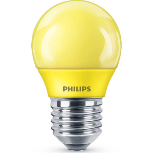 Billede af Philips E27 kronepære, 3,1W, gul