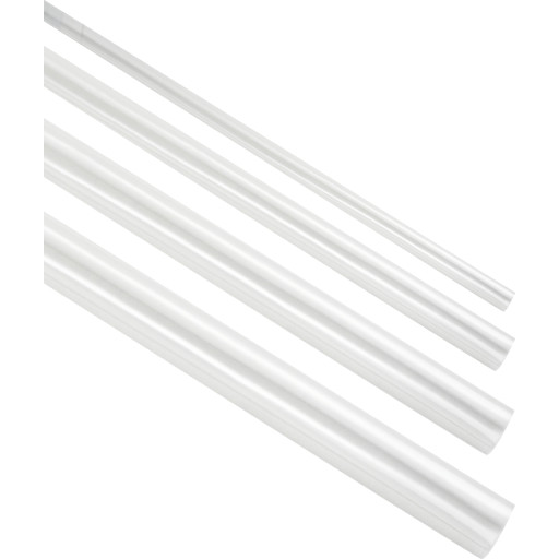 Krympeslange GDUM É6/2mm, tynnvegget, med lim, klar (1,22 meter)