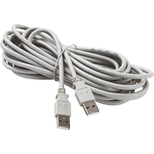 Pro USB 2.0 male (type A) > USB 2.0 male (type A) 1.8m - Grey