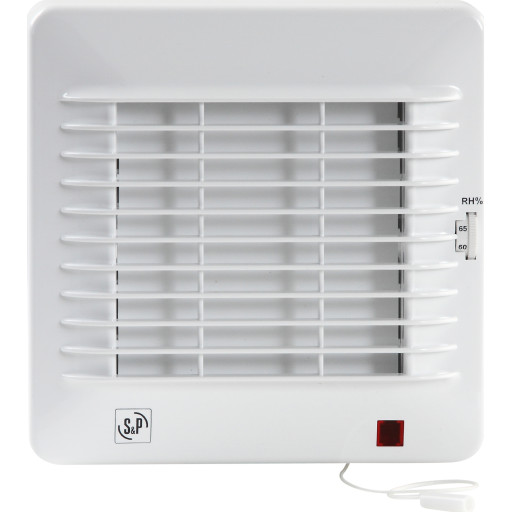 Thermex EDM 100CHMZ badventilator, fugtstyring, Ø100 mm, hvid billede