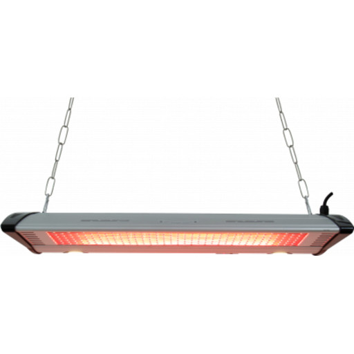 Terrassevarmer hængemodel 1000/2000W med fjernbetjening - varmelampe fra Hortus