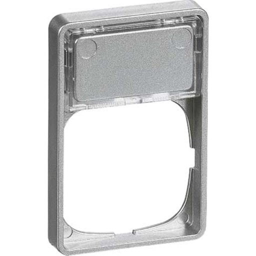 LK FUGA ® Baseline Ramme 50 1,5 modul med tekstmodul, stålmetallic