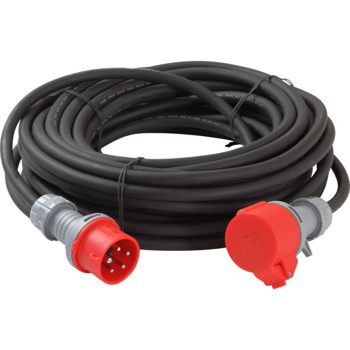 Heatcom CEE kabelsæt, 5x2,5 mm², 16A, 20 meter