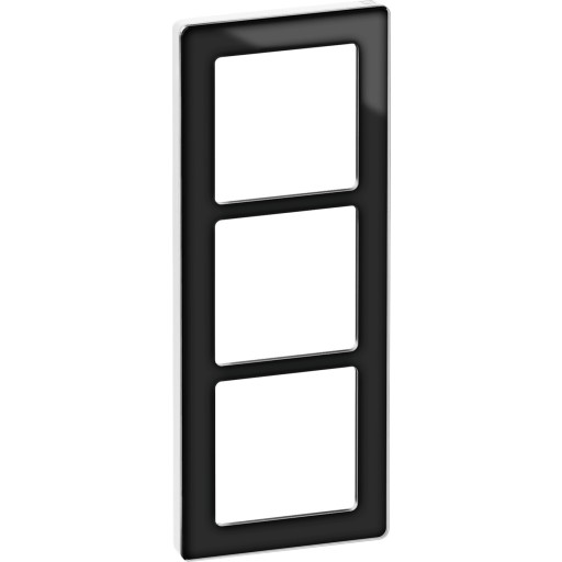 10 stk LK Fuga Pure Design ramme 3 modul, sort/hvid billede