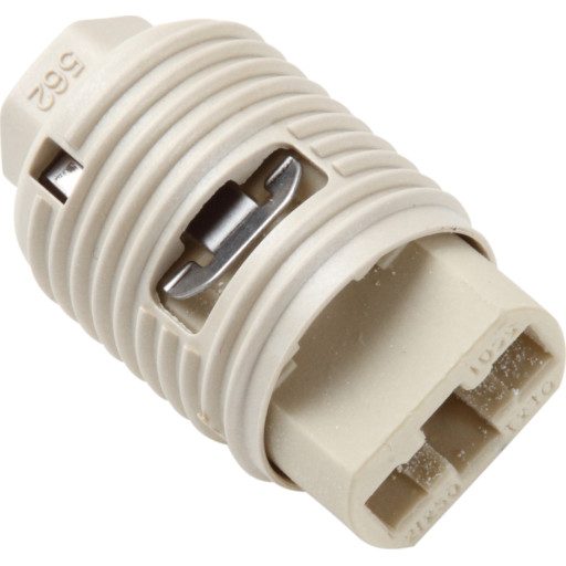 G9 halogenfatning inkl. hus Ø20,8mm udv. Ø10mm gevind