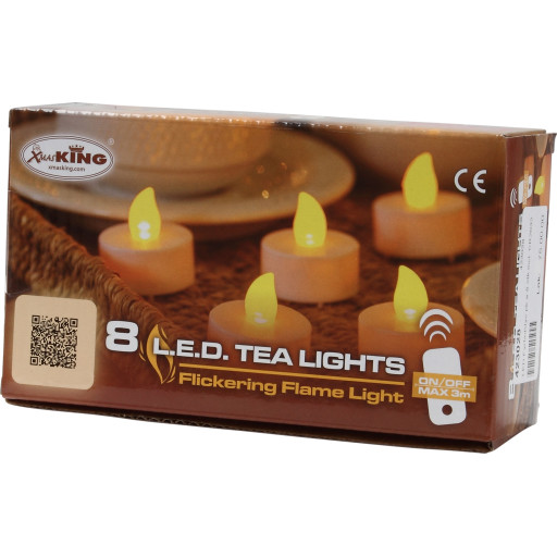 LED Fyrfadslys pk a 8 stk incl. CR2032