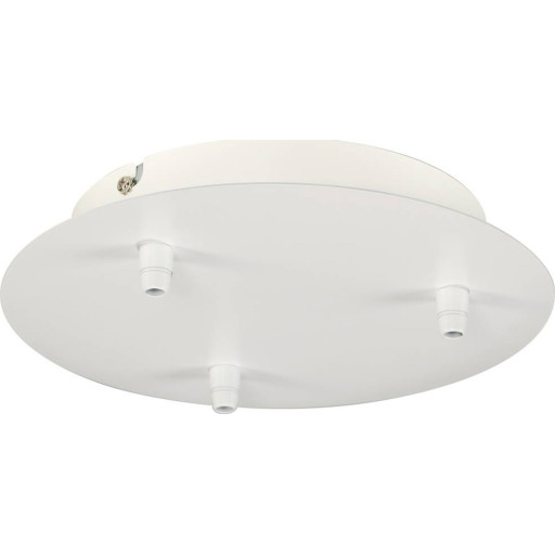 SLV Fitu rund loftroset til 3 lamper, hvid