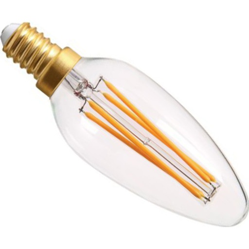 GN E14 kirkekerte pære, 2700K, 3W billede