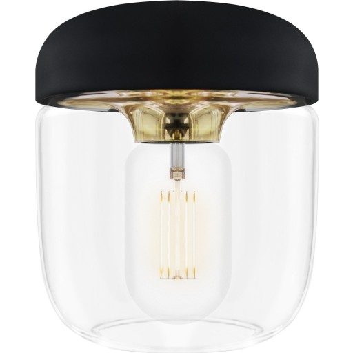 Umage Acorn lampskärm, svart/mässing