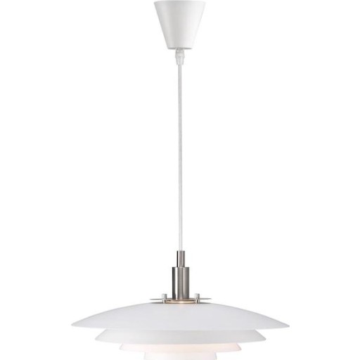 Nordlux Bretagne, Pendel, Hvid, Metal, 38 cm Diameter, 17 cm Hjde