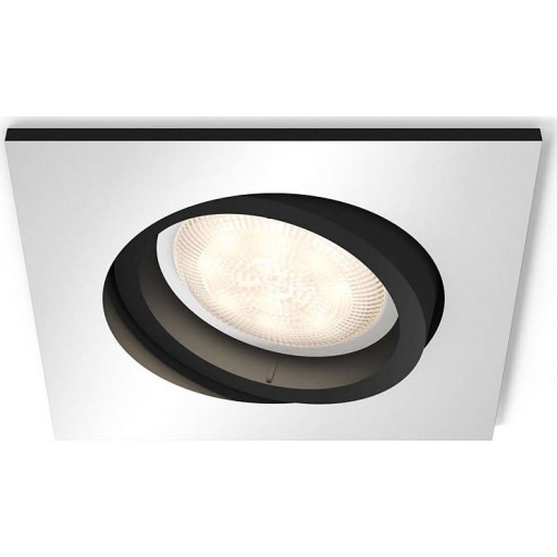 Billede af Philips Hue Milliskin indbygningsspot, firkantet, aluminium