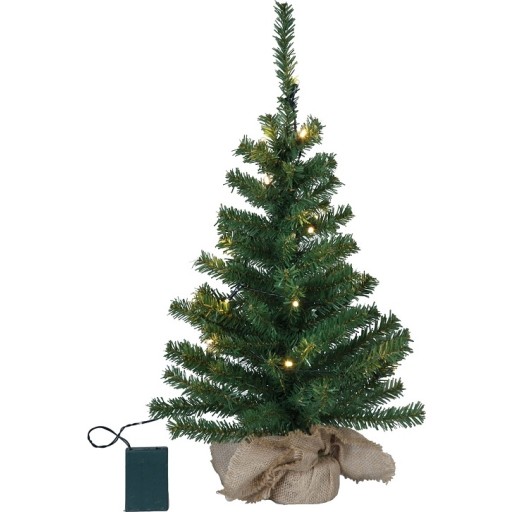 Star Trading Toppy kunstigt juletræ med lys 60 cm