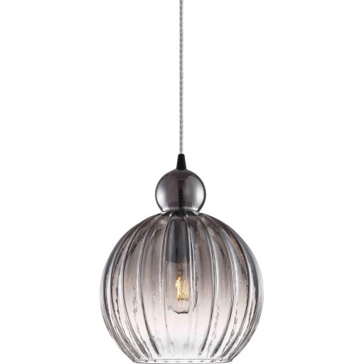 Halo Design Ball Ball pendellampa, rökfärgad, Ø25 cm