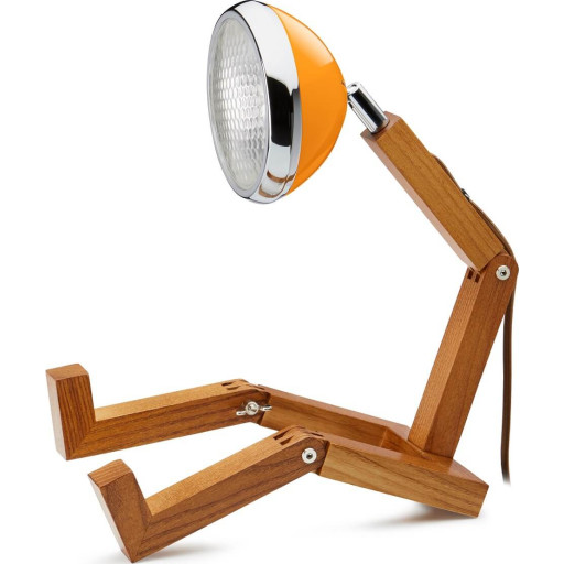 Mini Mr Wattson bordslampa, orange