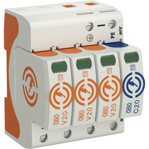 Billede af Transientbeskyttelse V20 3-polet+NPE, 280V, type 2
