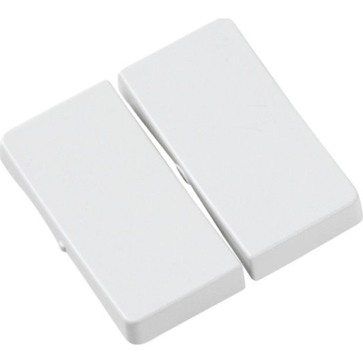 LK Fuga tangentsæt for kroneafbryder, ny type, hvid