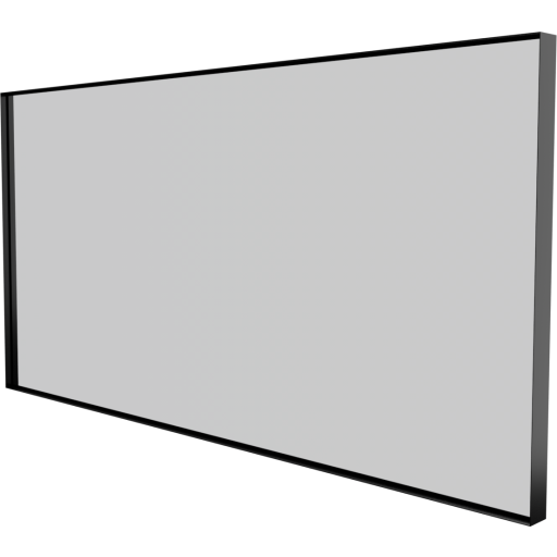 Sanibell Basicline speil, 120x60 cm, matt sort Baderom > Innredningen