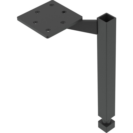 Dansani Luna Classic støtteben, sort, 15-19 cm