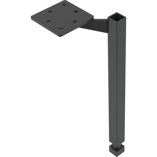 Dansani Luna Classic støtteben, sort, 20-24 cm billede