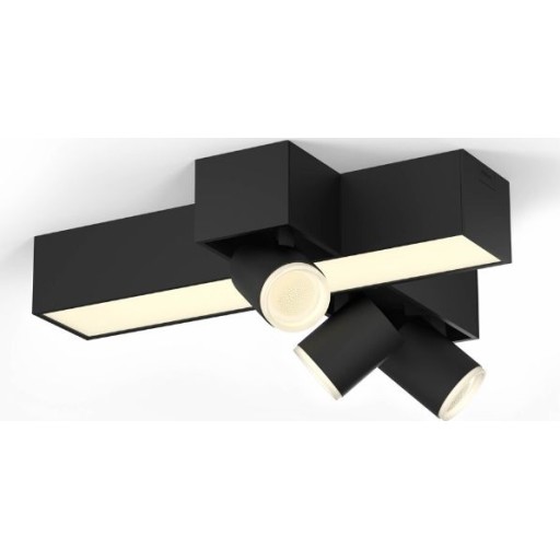 Philips Hue Centris Cross spotter i tak, svart