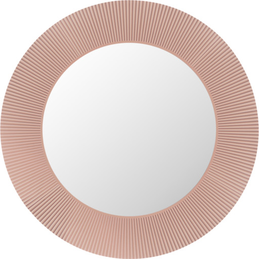 Kartell Laufen All Saints spejl, Ø78 cm, rosa