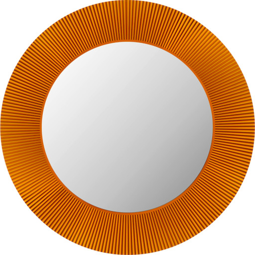 Kartell Laufen All Saints spegel med belysning, bärnsten